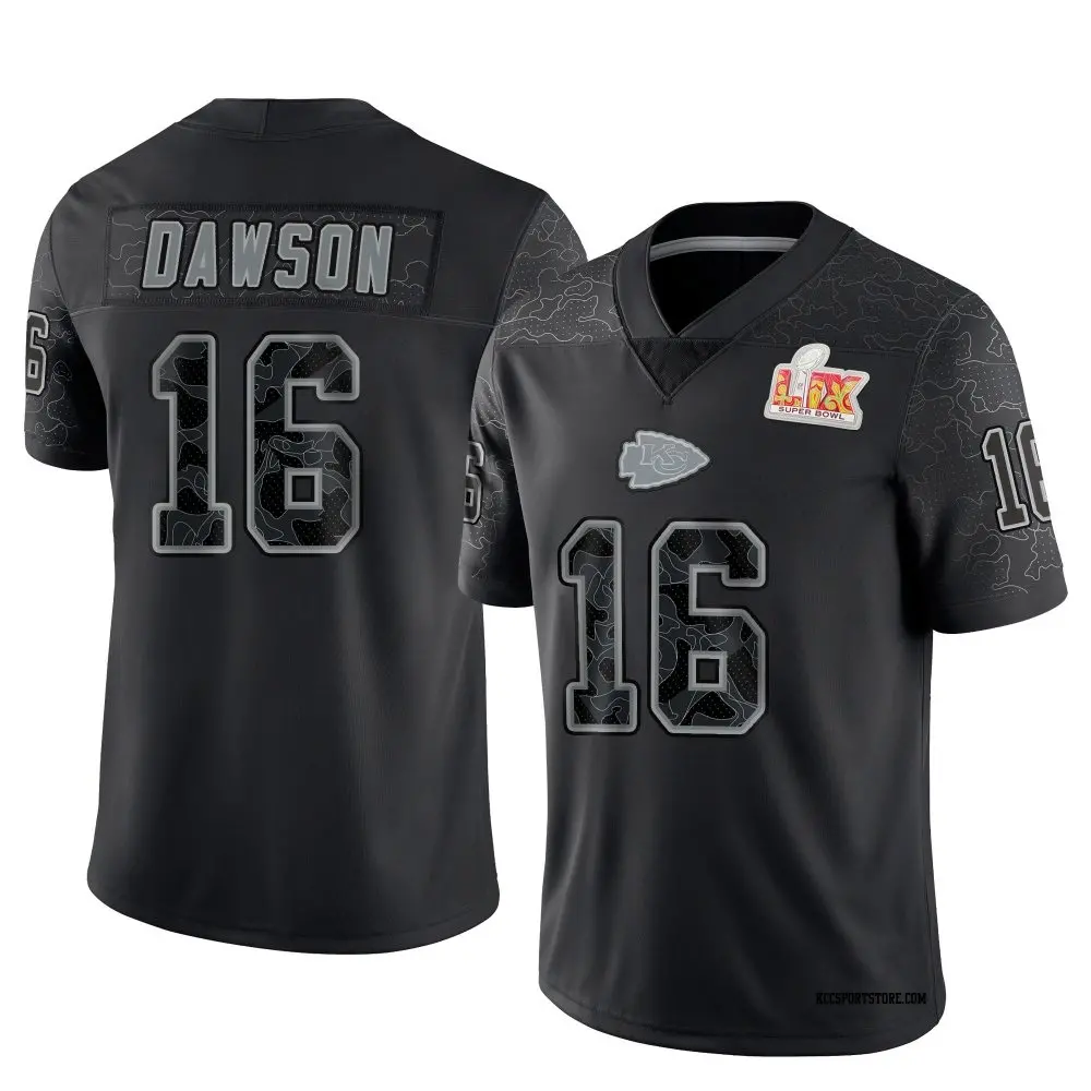 Limited Black Men's Len Dawson Kansas City Chiefs Reflective Super